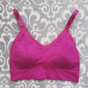 Diadora Sports bra, Fushia, Small